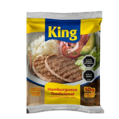 Hamburguesa King tradicional 50gr vacuno