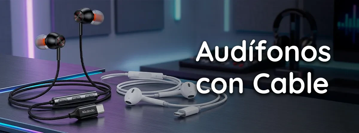 Audífonos con Cable