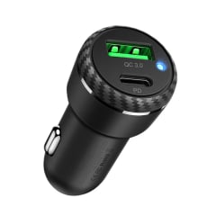 Cargador Vehicular LB Tipo C + QC3.0 38W