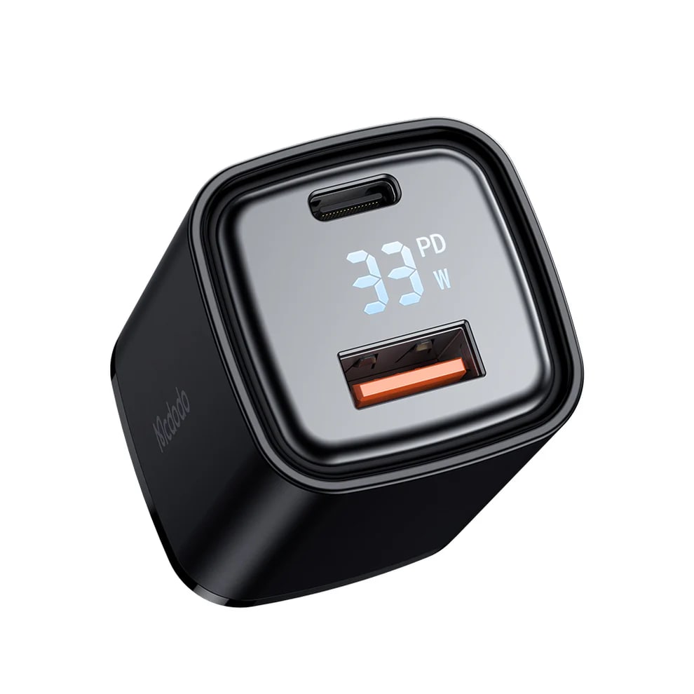 Cargador de Pared 33W PD+QC (USB A + Tipo C)1