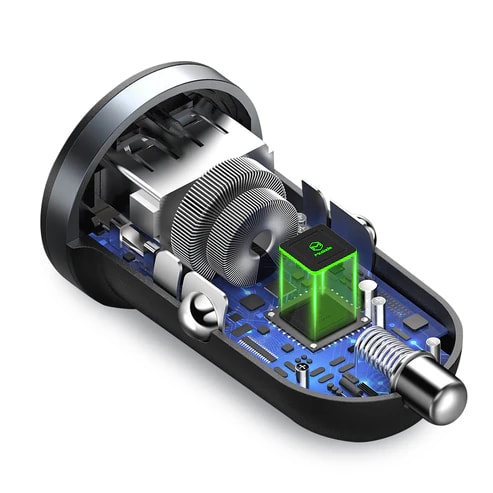 Cargador Vehicular Dual USB A Cuttlefish 5V 2.4A3