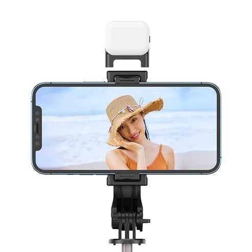 Selfie Stick Inalámbrico con Luz Individual5