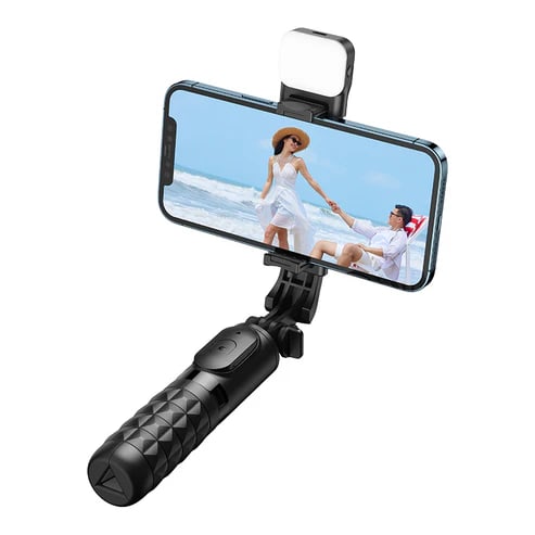 Selfie Stick Inalámbrico con Luz Individual6