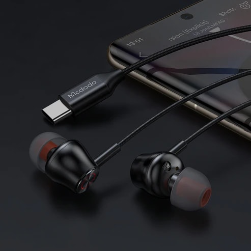 Audífonos Stereo Tipo C Nylon Trenzado4
