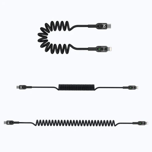 Cable Acordeón Tipo C a Lightning3