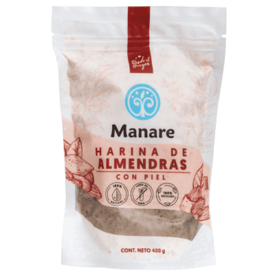 MANARE Harina de almendras con piel 400g1