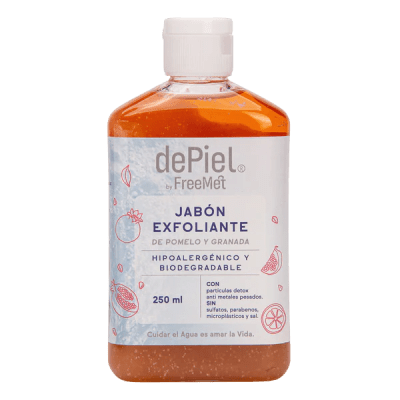 Jabón exfoliante natural 250ml / Freemet1