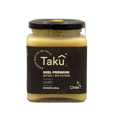 TAKU/Miel batidas en frío y sin filtrar  Ulmo 525gr.1