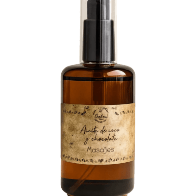 aceite masajes coco chocolate/ Omtara1