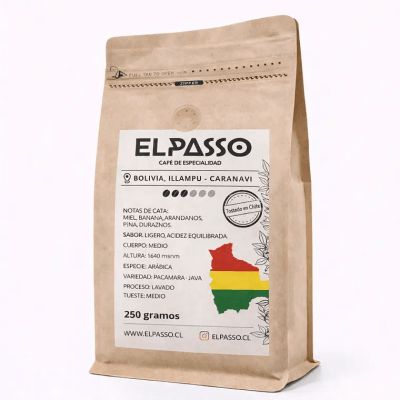 cafe bolivia illampu grano 250 grs / elpasso1