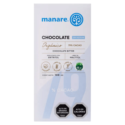 Barra chocolate 79% cacao Manare1