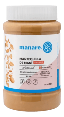 mantequilla mani crocante 500g / manare1