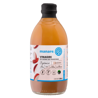 Vinagre de manzana orgánico 500ml / Manare1