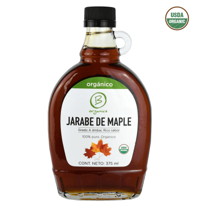 B Organic/ Jarabe de Maple Variedades  Jarabe de Maple 375ml.1