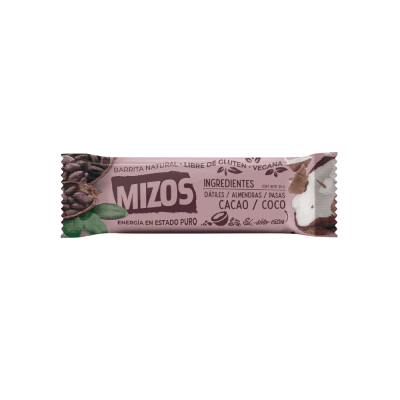 BARRITA NATURAL SABOR CACAO 35grs / MIZOS1