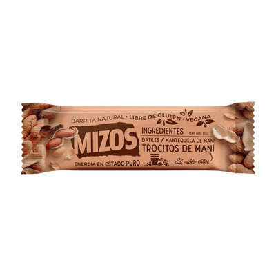 BARRITA NATURAL SABOR MANI 35gr / Mizos1