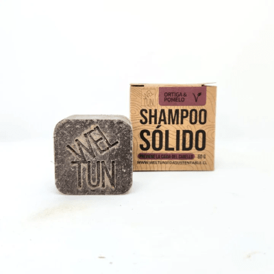 Weltun/ Shampoo Solido 60gr. Variedades  Ortiga & Pomelo (Anticaída)1