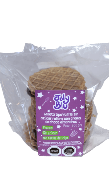 Waffle / Joly Blu  Waffle Choco almendra1