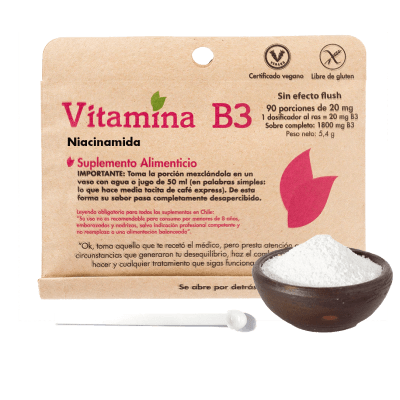 Vitamina B3  Dulzura Natural (90 porciones de20 mg)/ FLAVIO1