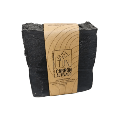 Jabón Artesanal  variedades/ WELTUN Carbón Activado (desintoxicante  controla la grasitud y elimina1