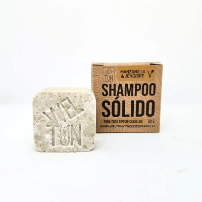 SHAMPOO SOLIDO MANZANILLA & JENGIBRE / WELTUN1