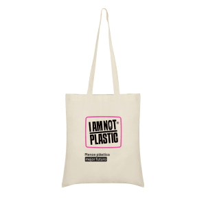 BOLSA PEQUEÑA 50X70 BLANCA / I AM NOT PLASTIC1
