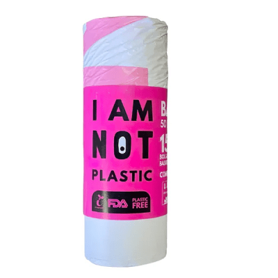 BOLSA BASURA 70X90 BLANCA / I AM NOT PLASTIC1