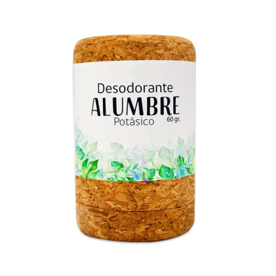 DESODORANTE DE PIEDRA ALUMBRE ENVASE ECOLOGICO / HBM1