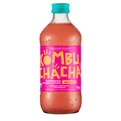 Kombuchacha / Botella 500 ml Frambuesa Cero1
