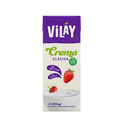 Crema clasica sin lactosa / VILAY1