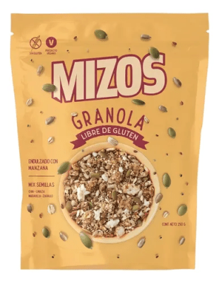 Granola mix semillas 250gr Mizos1