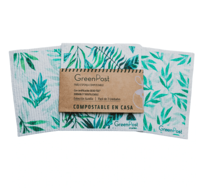 Panos esponja compostable / GreenPost1