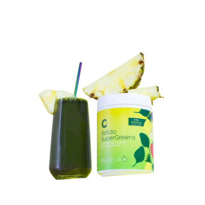 batido supergreen piña / cascara foods1