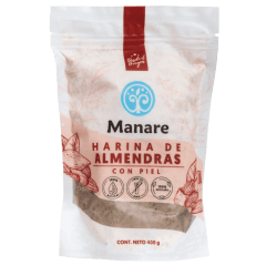 MANARE Harina de almendras con piel 400g