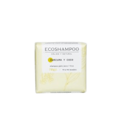 Ecoshampoo   variedades Pelo Seco & Frizz/Cúrcuma y Coco