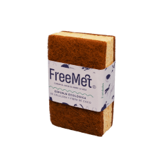 FREEMET Esponja Ecológica de Celulosa de Coco