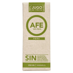 Afe jugo de pera tetra