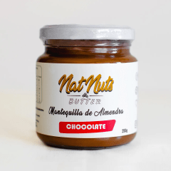 Nat nuts/ mantequilla de almendras 250gr Mantequilla de almendra con chocolate 250gr