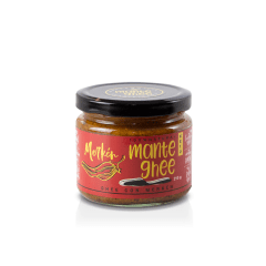 MANTE GHEE - Mantequilla clarificada variedades  MANTE GHEE con MERKEN 210gr.