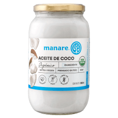 Aceite de coco orgánico 1lts / MANARE