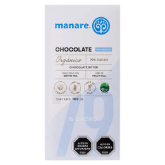Barra chocolate 79% cacao Manare