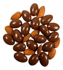 Almendra con chocolate