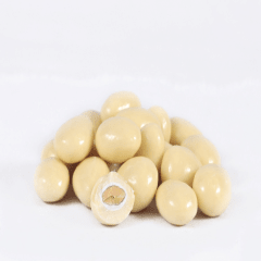 Almendra con chocolate blanco