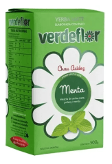 Yerba Mate Con Menta Verde Flor 500 gr / FLAVIO