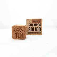 Weltun/ Shampoo Solido 60gr. Variedades  Coco (cabello dañado y seco)