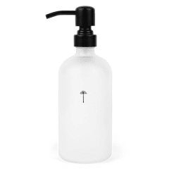 Dispensador de Lavaloza vidrio 500ml / Casa Nativa Dispensador opaco de Lavaloza vidrio 500ml / Cas