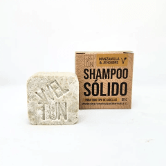 SHAMPOO SOLIDO MANZANILLA & JENGIBRE / WELTUN