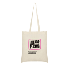BOLSA PEQUEÑA 50X70 BLANCA / I AM NOT PLASTIC