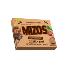 ESTUCHE BARRITA NATURAL SABOR MANÍ / MIZOS