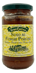 Salsa de tomates con setas porcini 180g / Gran Cucina